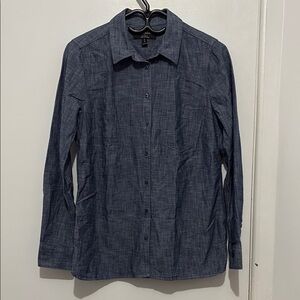 Banana Republic soft denim Dark Blue Button-Up Shirt